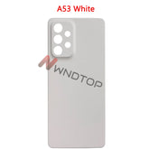 New For Samsung Galaxy A53 Back Cover Housing Rear Phone Case Door Replacement For Samsung A53 5G Battery Cover With Lens +Logo